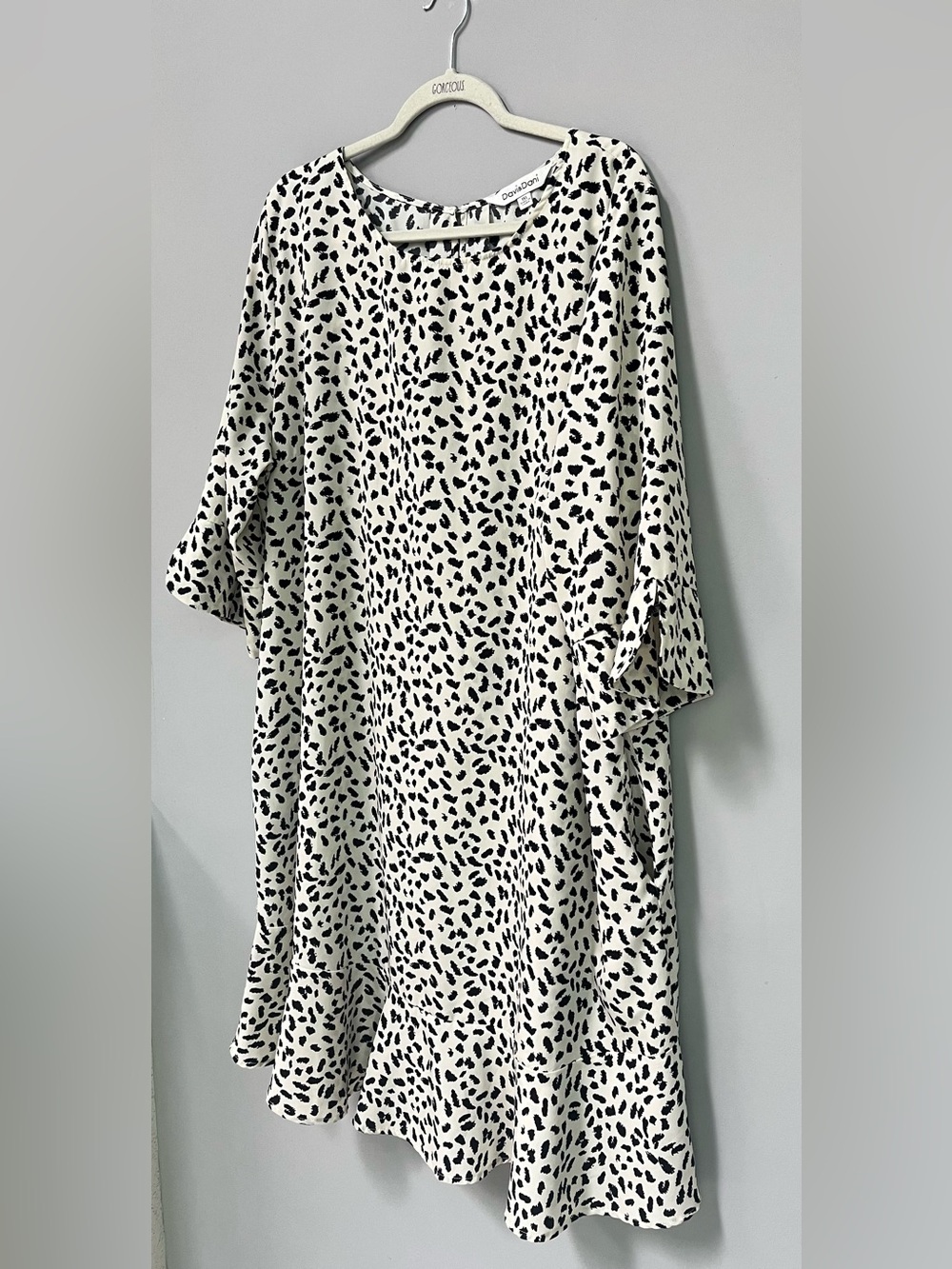 Animal print swingy dress